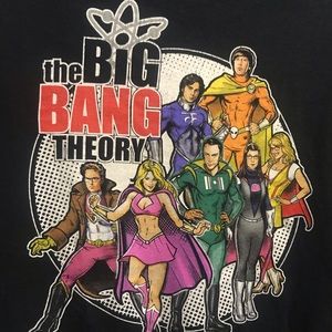 Big Bang Theory Black Tshirt Medium M